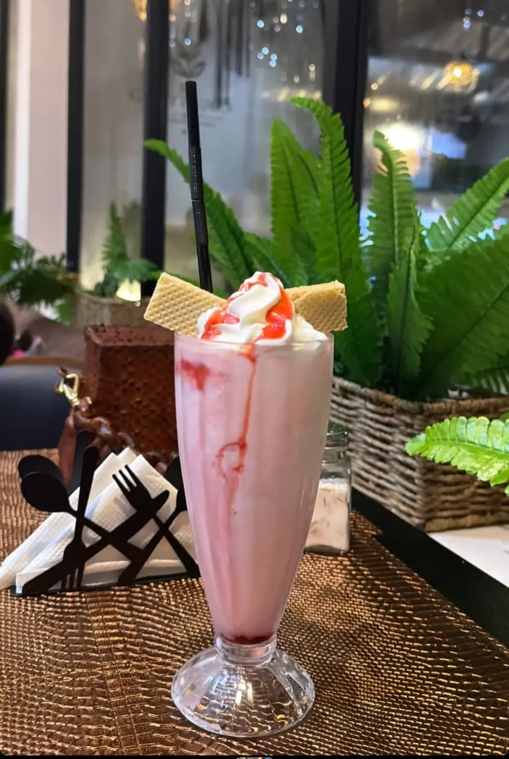Strawberry milkshake